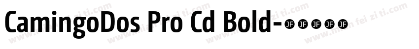 CamingoDos Pro Cd Bold字体转换